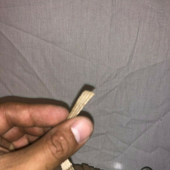 NEW TAN 550 PARACORD NYLON PARALINE FLAT HOLLOW CORD CORELESS - Picture 7 of 10